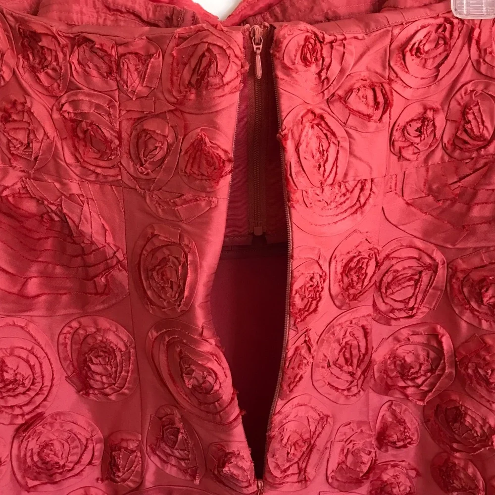 J. CREW Silk Strapless Red Mini Dress Women’s Size 4